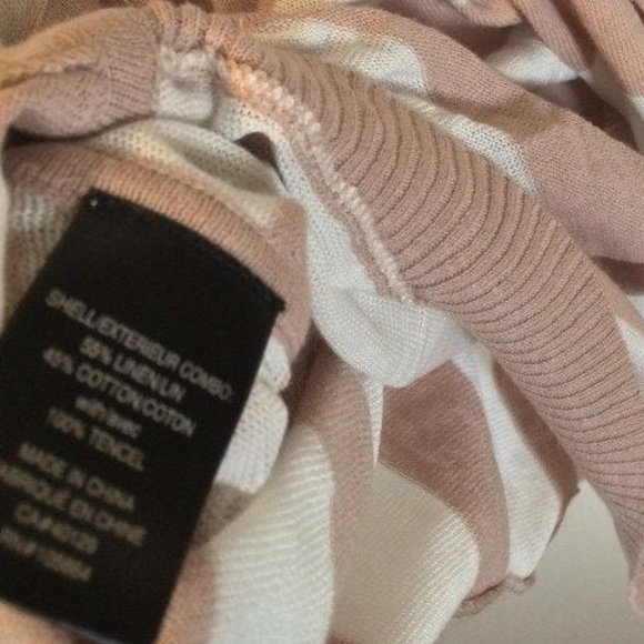 L.A.M.B. women's XS cotton linen blend twisty tank - Picture 6 of 6